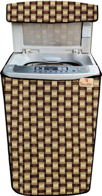 GURU-ISHMA Top Loading Washing Machine  Cover(Width: 58.3 cm, Brown, Clear)