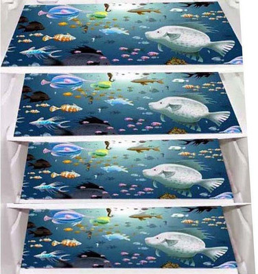 TORODINEART Fridge Mat(Width: 43 cm, Multicolor)