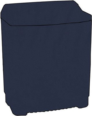 JM Homefurnishings Semi-Automatic Washing Machine  Cover(Width: 89 cm, Blue)