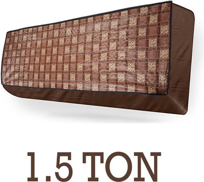 MW PRINTS Air Conditioner  Cover(Width: 110 cm, Grey)