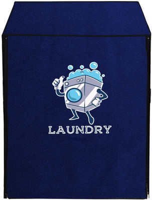 Archistylo Front Loading Washing Machine  Cover(Width: 54 cm, Blue)
