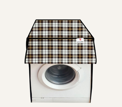 GURU-ISHMA Front Loading Washing Machine  Cover(Width: 60.96 cm, Orange, Brown)