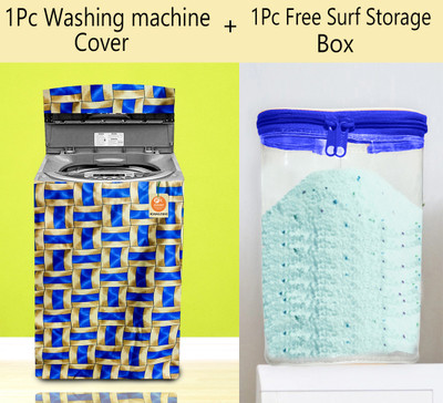 Kanushi Industries Top Loading Washing Machine  Cover(Width: 55 cm, Blue)
