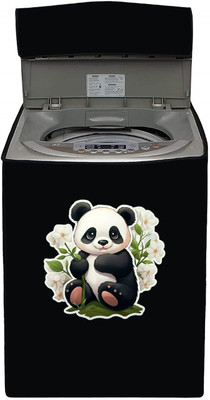 Delideal Top Loading Washing Machine  Cover(Width: 63 cm, Black)