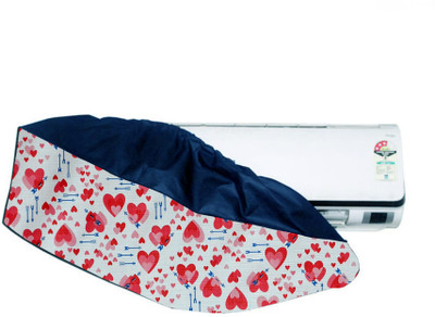 AAVYA UNIQUE FASHION Air Conditioner  Cover(Width: 101.6 cm, Red,White)