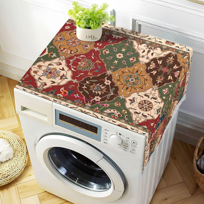 DARSHANAM WORLD Front Loading Washing Machine  Cover(Width: 110 cm, Maroon)