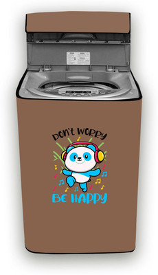 Hizing Top Loading Washing Machine  Cover(Width: 45 cm, Beige, Blue)