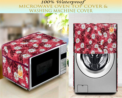 Kanushi Industries Front Loading Washing Machine  Cover(Width: 58 cm, Red)