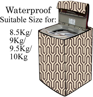 Declooms Top Loading Washing Machine  Cover(Width: 61 cm, Brown)