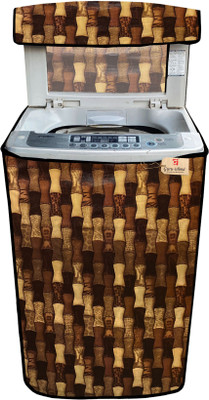 GURU ISHMA Top Loading Washing Machine  Cover(Width: 58.42 cm, brown)