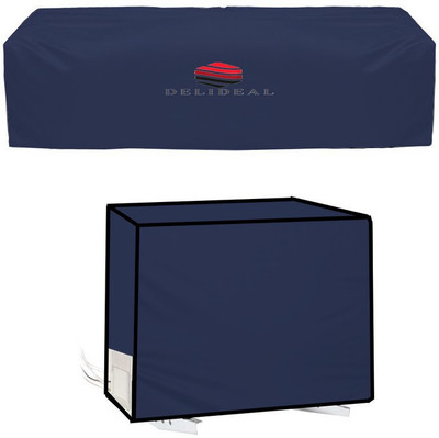 Delideal Air Conditioner  Cover(Width: 47 cm, Blue)