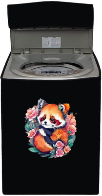 Delideal Top Loading Washing Machine  Cover(Width: 64 cm, Black)
