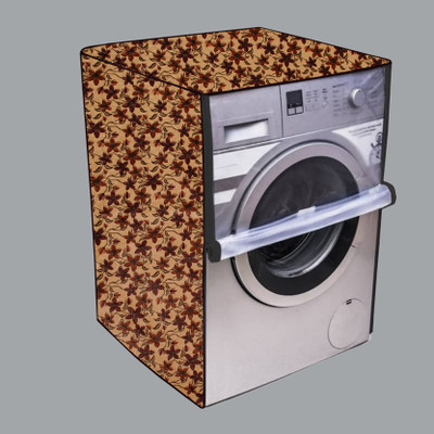 Nitasha Front Loading Washing Machine  Cover(Width: 61 cm, Beige, Brown)