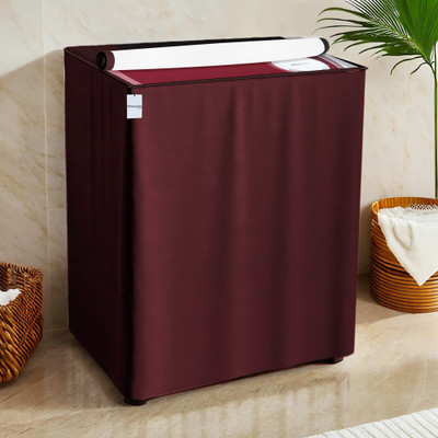 HOMESTIC Semi-Automatic Washing Machine  Cover(Width: 81 cm, Maroon)