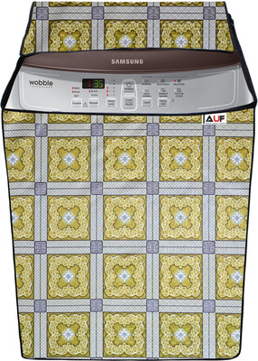 AAVYA UNIQUE FASHION Top Loading Washing Machine  Cover(Width: 63.7 cm, Gold)