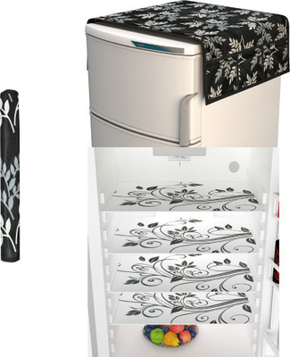 RichBox Refrigerator  Cover(Width: 45 cm, BLACK)