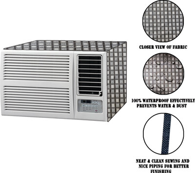 RG MART Air Conditioner  Cover(Width: 27.6 cm, Grey)