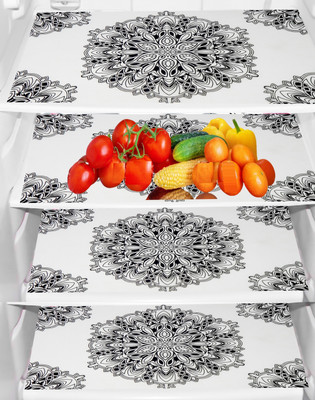 REVEXO Fridge Mat(Width: 32 cm, Multicolor, Transparent)