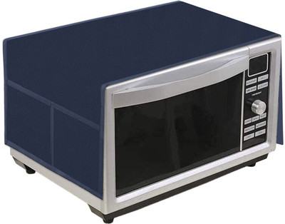 JM Homefurnishings Microwave Oven  Cover(Width: 61 cm, Blue)