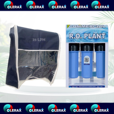 CLERAX Water Purifier  Cover(Width: 10 cm, Blue)