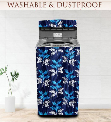 Crosmo Top Loading Washing Machine  Cover(Width: 58 cm, BlueLeaf)