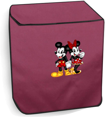 ME AND ME Semi-Automatic Washing Machine  Cover(Width: 82 cm, Maroon, Red)