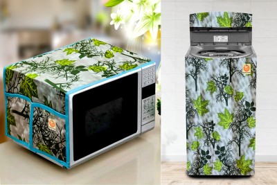 Kanushi Industries Microwave Oven  Cover(Width: 86 cm, Green)