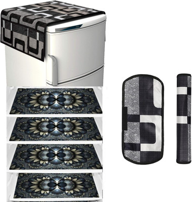 RichBox Refrigerator  Cover(Width: 45 cm, Black)