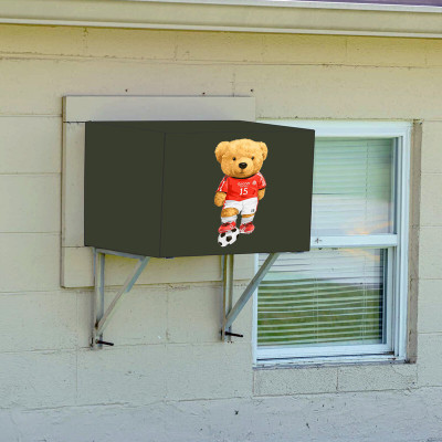 JM Homefurnishings Air Conditioner  Cover(Width: 78 cm, Green)