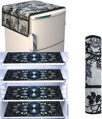 RichBox Fridge Mat(Width: 45 cm, Black)