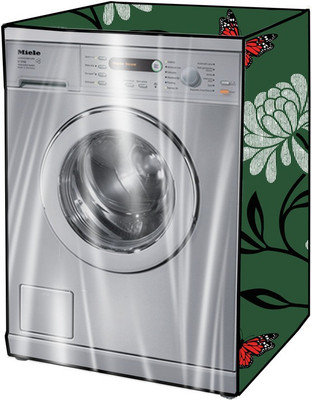 KVAR Front Loading Washing Machine  Cover(Width: 70 cm, Green, Red)