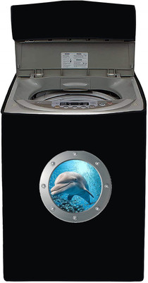 SIMSSOLUTIONS Top Loading Washing Machine  Cover(Width: 68.4999999999999 cm, Black)
