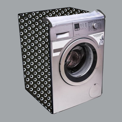 Nitasha Front Loading Washing Machine  Cover(Width: 64 cm, Grey, White, Green)