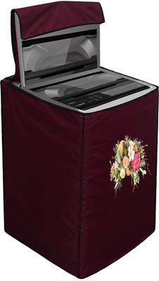 MMGRN Top Loading Washing Machine  Cover(Width: 61.4 cm, Maroon)