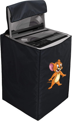 SAVEIIT Top Loading Washing Machine  Cover(Width: 66.4 cm, Grey)