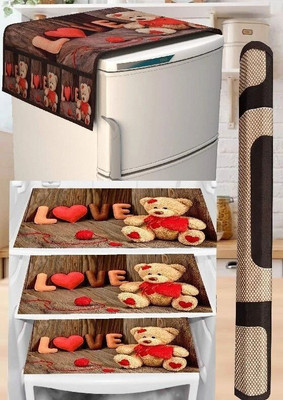 Flipkart SmartBuy Refrigerator  Cover(Width: 55 cm, Maroon)