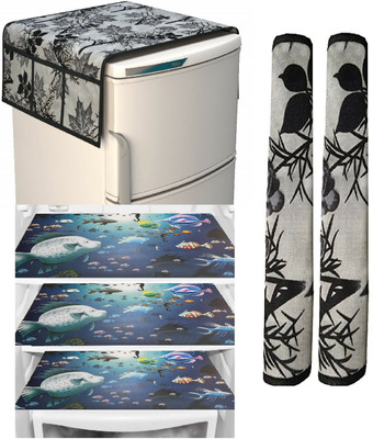 Romiz Fridge Mat(Width: 53.54 cm, BLACK)