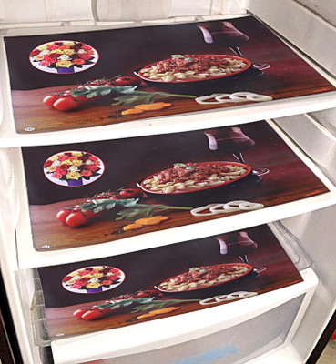 KUBER INDUSTRIES Fridge Mat(Width: 46 cm, Multi)