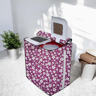 shrinitya Semi-Automatic Washing Machine  Cover(Width: 82 cm, Multicolor)