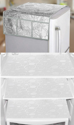 Flipkart SmartBuy Refrigerator  Cover(Width: 1 cm, Grey, Silver)