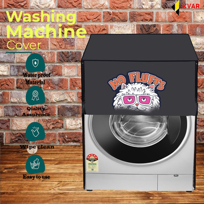 KVAR Front Loading Washing Machine  Cover(Width: 66 cm, Grey)