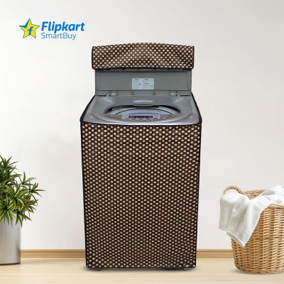Flipkart SmartBuy Top Loading Washing Machine  Cover(Width: 58 cm, Brown Beige)