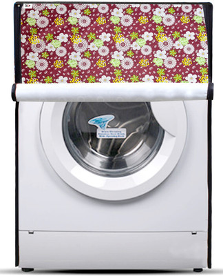 AAVYA UNIQUE FASHION Front Loading Washing Machine  Cover(Width: 70 cm, White, Green)