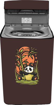 Amodori Top Loading Washing Machine  Cover(Width: 60 cm, Brown, Gold)