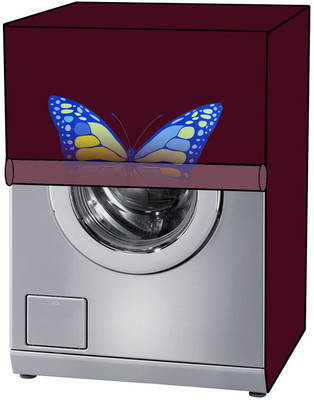 KVAR Front Loading Washing Machine  Cover(Width: 67 cm, Maroon)