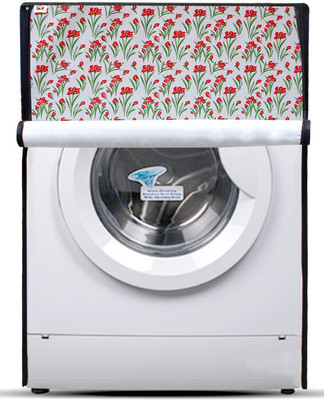 AAVYA UNIQUE FASHION Front Loading Washing Machine  Cover(Width: 62 cm, Red, Green)