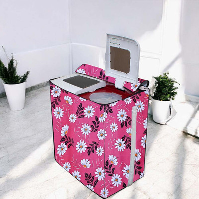 shrinitya Semi-Automatic Washing Machine  Cover(Width: 82 cm, Multicolor)