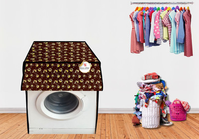 GURU-ISHMA Front Loading Washing Machine  Cover(Width: 53.34 cm, brown)