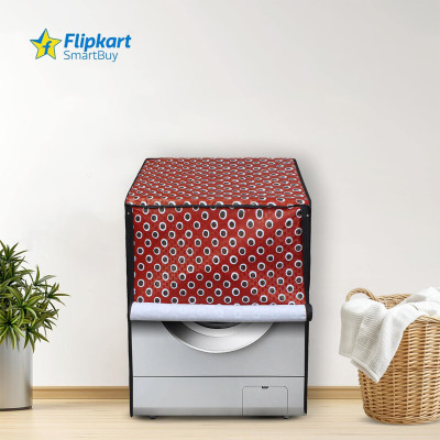 Flipkart SmartBuy Front Loading Washing Machine  Cover(Width: 61 cm, Maroon Blue)