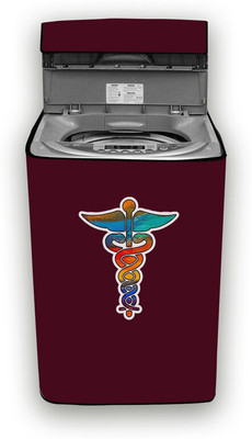 Hizing Top Loading Washing Machine  Cover(Width: 66 cm, Maroon, Blue)